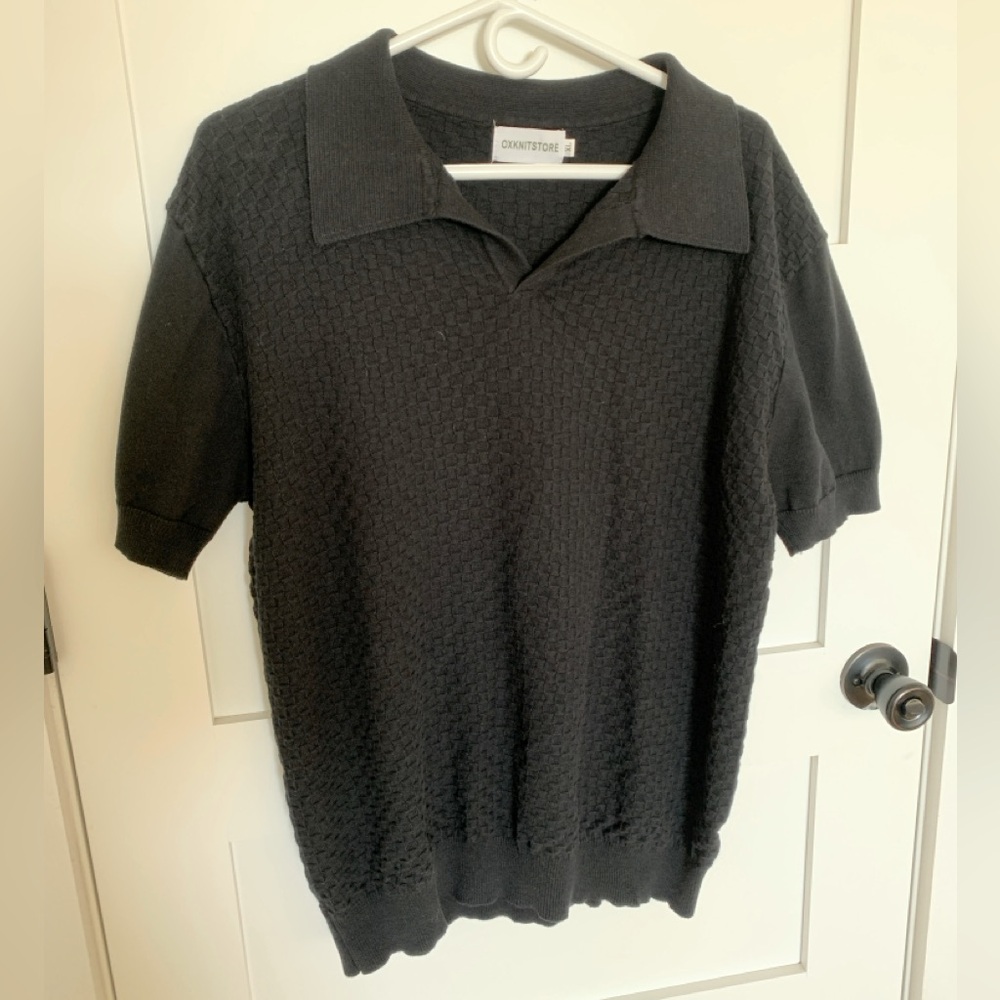 Men’s Retro shortsleeved knit shirt, XL